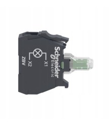 Schneider Zestaw 22 mm zielony LED 230/240V ZBVM3