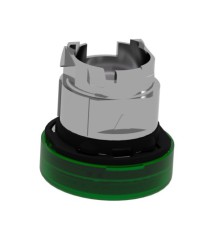 Schneider Główka lampki zielona LED metal ZB4BV033