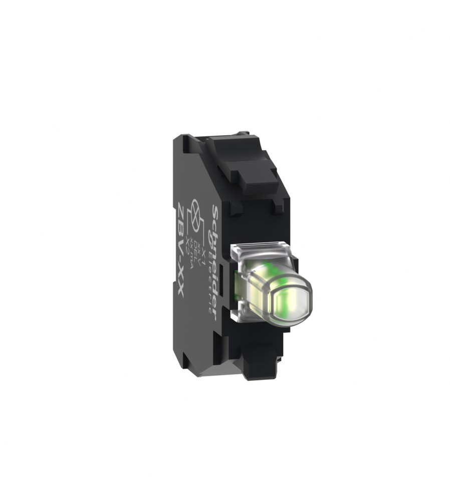 Schneider Blok świetlny 22 mm biały LED 24V ZBVB1