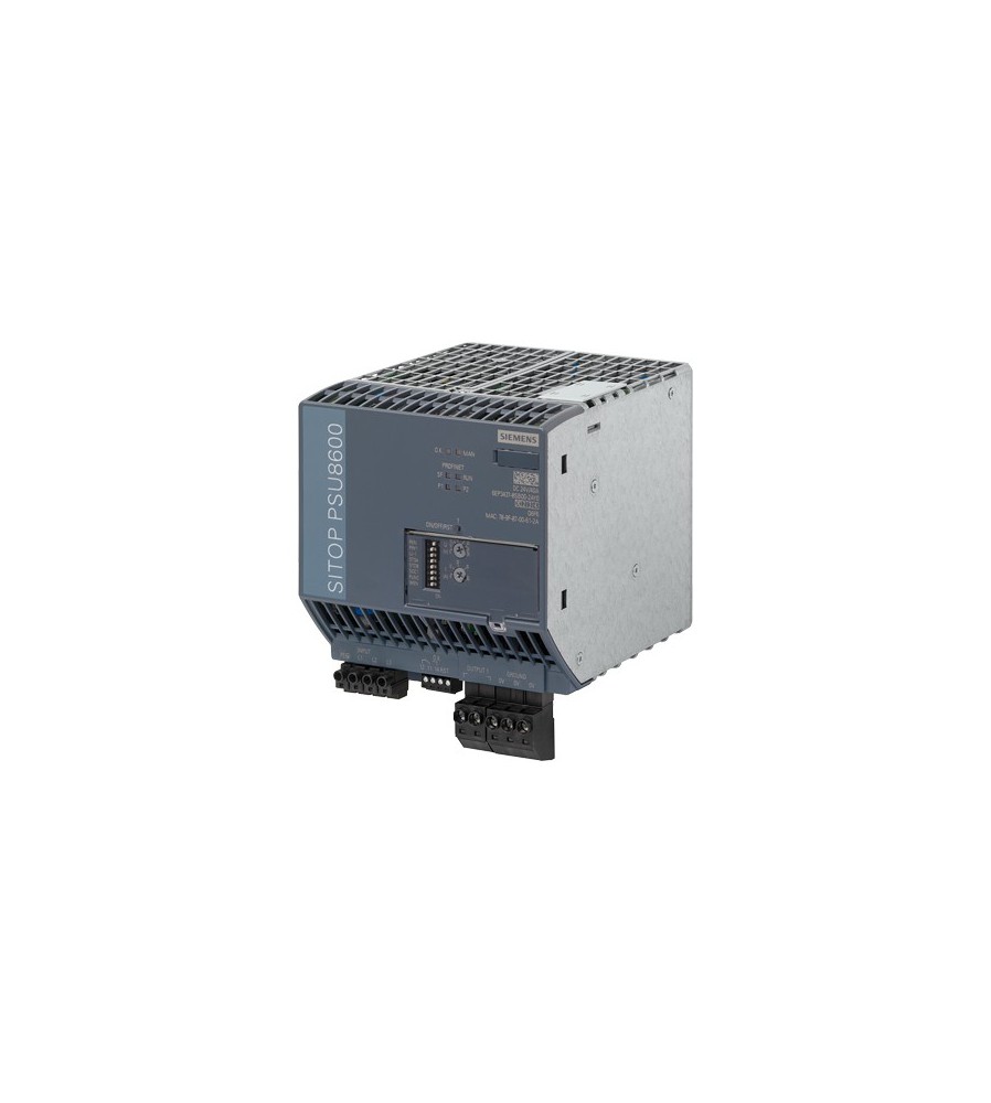 Siemens SITOP PSU8600 3AC 40A PN ZASILACZ STABILIZOWANY WEJŚCIE: 400-500 V 3 WYJŚCIE AC: 24 V DC/40 A