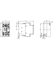 Siemens Stycznik mocy 11kW 400V AC-3 1NO+1NC 230V