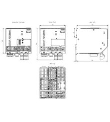 Siemens SITOP PSU8600 3AC 40A PN ZASILACZ STABILIZOWANY WEJŚCIE: 400-500 V 3 WYJŚCIE AC: 24 V DC/40 A