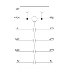Siemens Stycznik mocy 7,5kW 400V AC-3 1NO 230V AC 3P S00 Przyłącze śrubowe