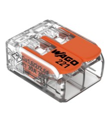 WAGO Złączka instalacyjna compact 2x6 mm 221-612
