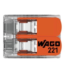 WAGO Złączka instalacyjna compact 2x6 mm 221-612