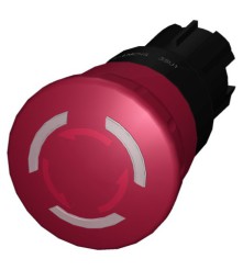 SIEMENS PRZYCISK GRZYBKOWY, 3SU1001-1HB20-0AA0