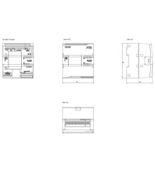 SIEMENS SIMATIC S7-1200, 1212C, 6ES7212-1AE40-0XB0