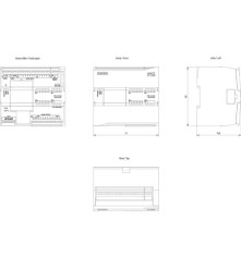 SIEMENS SIMATIC S7-1200, 1212C, 6ES7214-1AG40-0XB0