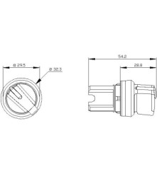 SIEMENS SIRIUS PRZEŁĄCZNIK 22MM 3SU1032-2BF10-0AA0