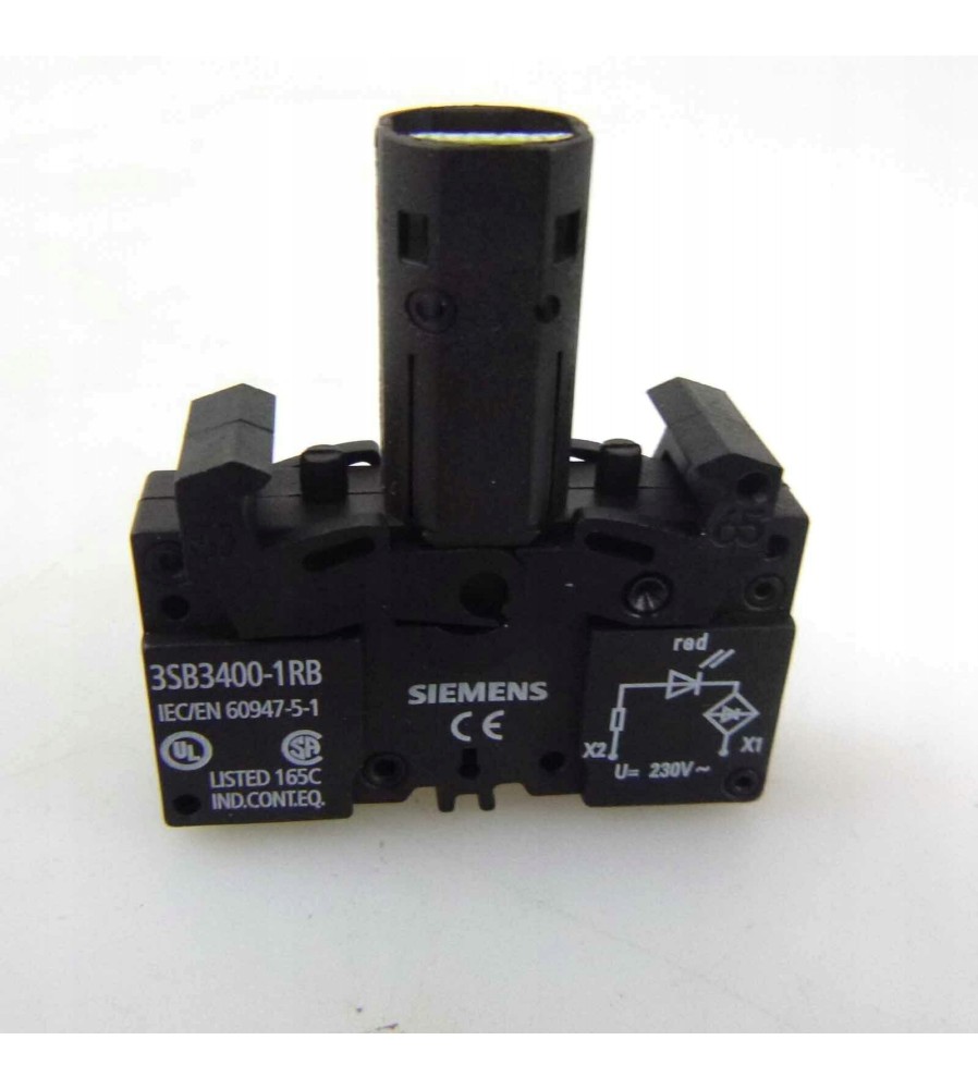 Oprawka led 24V 3SB3400-1RB czerwony SIEMENS