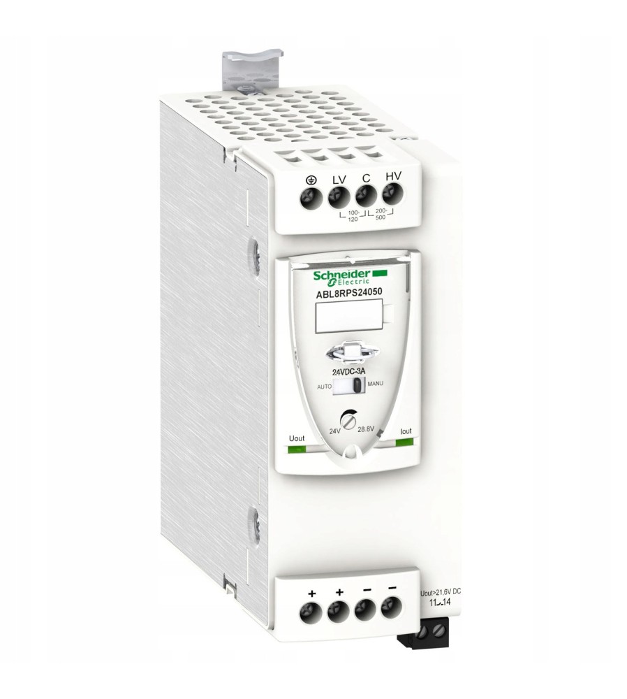 Schneider zasilacz 72W 1/2-f 24V 3A, ABL8RPS24030