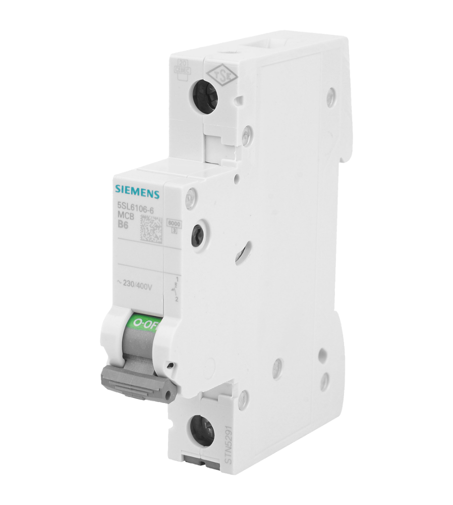Siemens Wyłącznik nadprądowy 230/400V 6kA 1-biegunowy B 6A