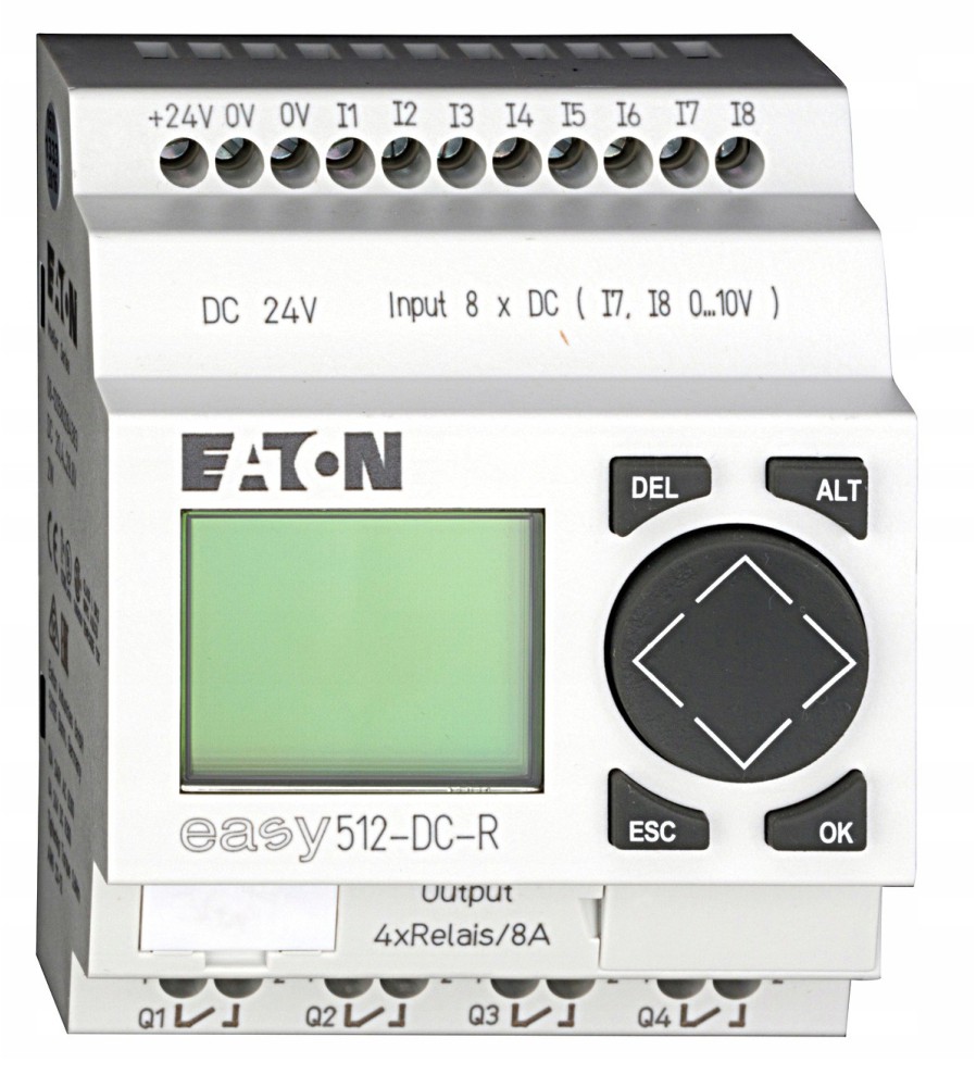 Przekaźnik progr. EASY512-DC-R 24VDC, 8we, 4 wy