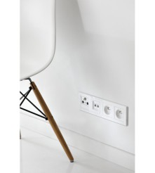 SCHNEIDER ASFORA RAMKA 1-KROTNA BIAŁA EPH5800121