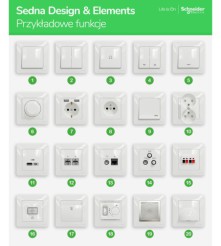 Sedna Design Zaślepka biała