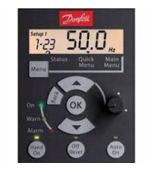 Panel LCP 12 with pot. for Micro 132B0101 DANFOSS