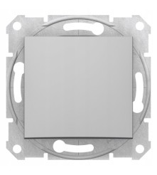 Schneider Włącznik krzyżowy aluminium Sedna