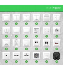 Schneider Electric Sedna, ramka 2-krotna pozioma