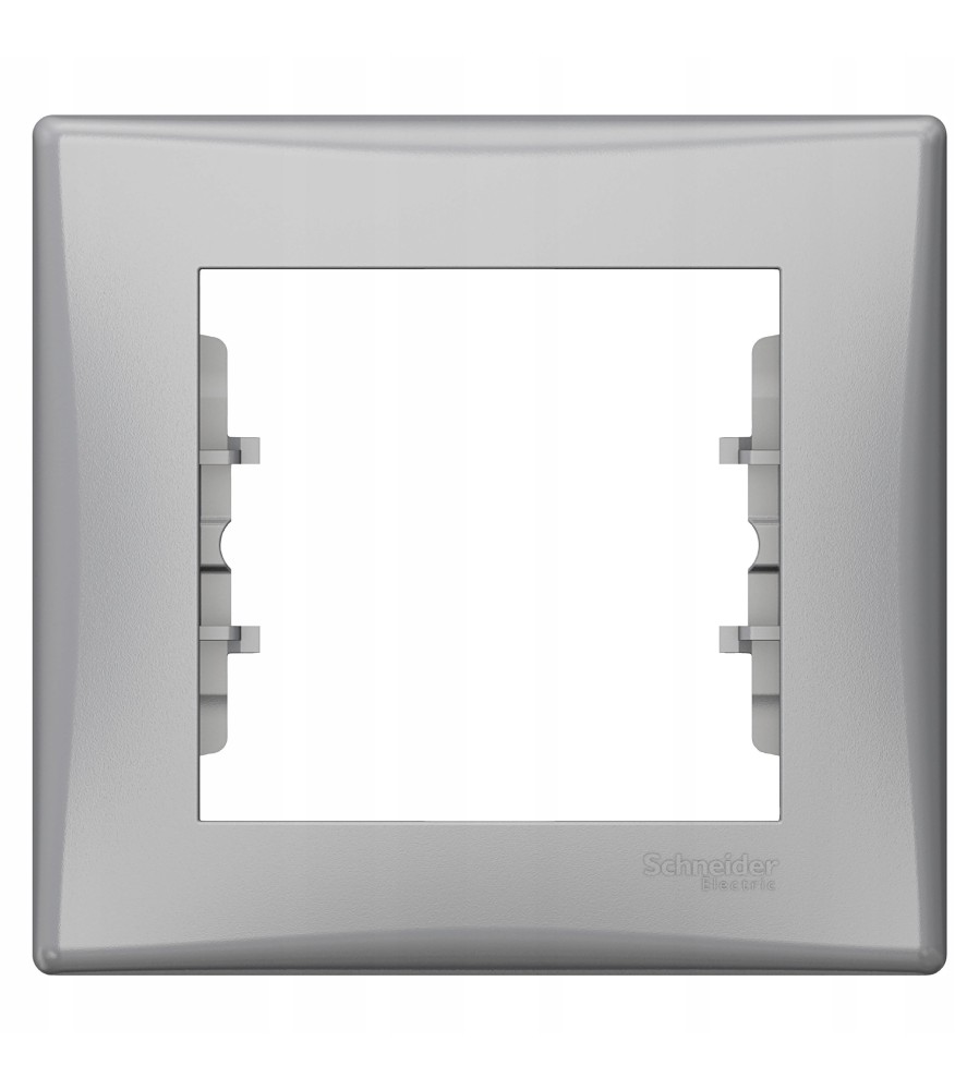 Schneider Ramka pojedyncza aluminium