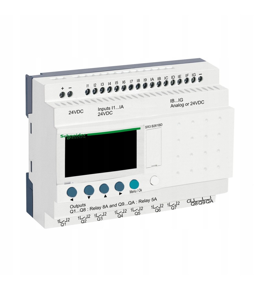 Schneider Sterownik PLC 16WE 10WY 24VDC SR3B261BD
